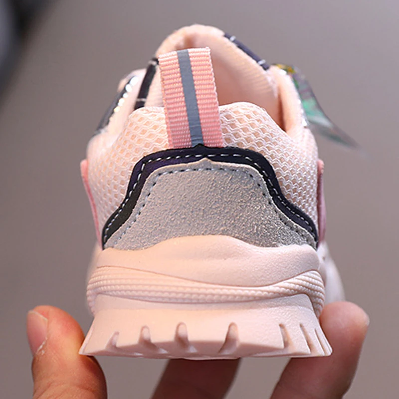Spring Autumn Kids Shoes Baby Boys Girls Children's Casual Sneakers Breathable Soft Anti-Slip Running Sports Shoes Size 15-25