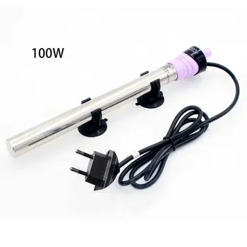 

50W-500W 220V Stainless Steel Heating Rod European Regulations Aquarium Fish Tank Heating Rod Temperature Control Thermostat