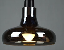 Nordic Post-modern Individual Smoke Grey Glass Pendant Lights Led Minimalist Living Room Fashion Bar Restaurant Loft Luminaire - Цвет корпуса: A