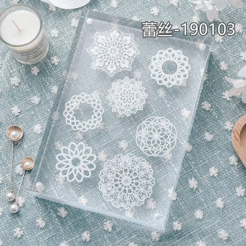 8PCS 1/6 or 1/12 Dollhouse Miniature Paper Lacy Doilies for Cake
