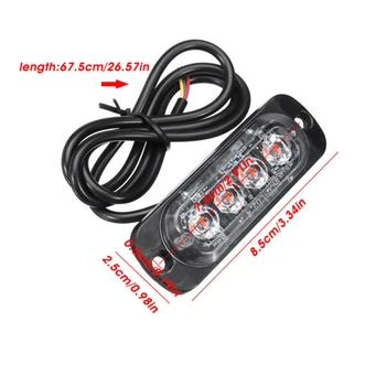 

Auto Strobe Light Lamp Super bright Motorcycle Urgent Flash Shockproof
