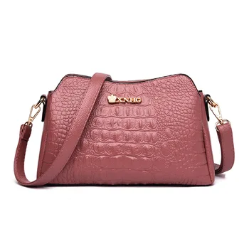 

Hot Sale High Quality Flap Bag Women's Genuine Leather Handbags Alligator Shoulder CrossBody Bags For Women Tote Bags
