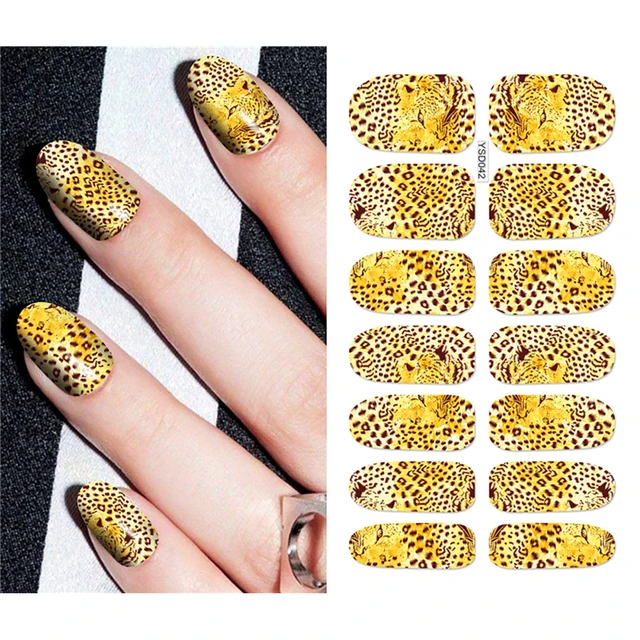 Nail Stickers For Nails Sliders 3D Color Water Transfer Nail Sticker Creativity Decoration Art Necklace Pattern Dreamcatcher YSD042