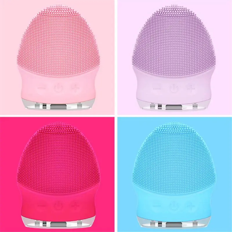 

1 PC Mini Electric Face Cleaner Silicone Face Skin Care Machine Deep Cleaning Massage Machine Firming Waterproof Washing Machine