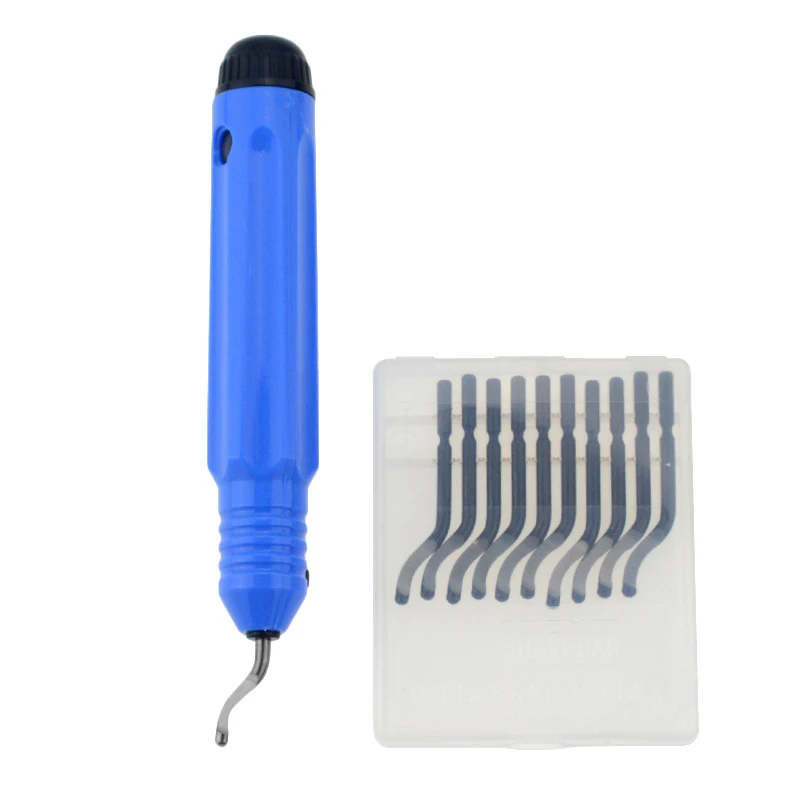 

1set Hot sale High Quality Repair Part DeburRed Tool 1 handle+10pcs blade DeburRing tool