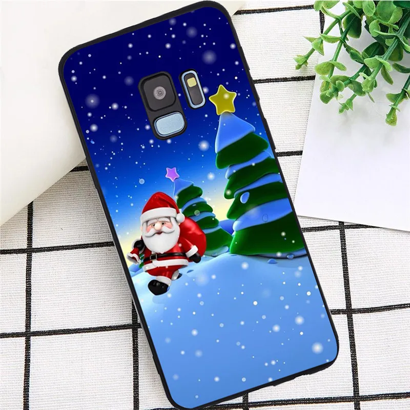 Светодиодный свет Рождества для samsung Galaxy S6 S7 край S8 S9 S10 Plus Note 8, 9, 10, A30 A40 A50 A60 A70 M10 M20 чехол для телефона чехол с мультипликационным принтом - Цвет: H2279