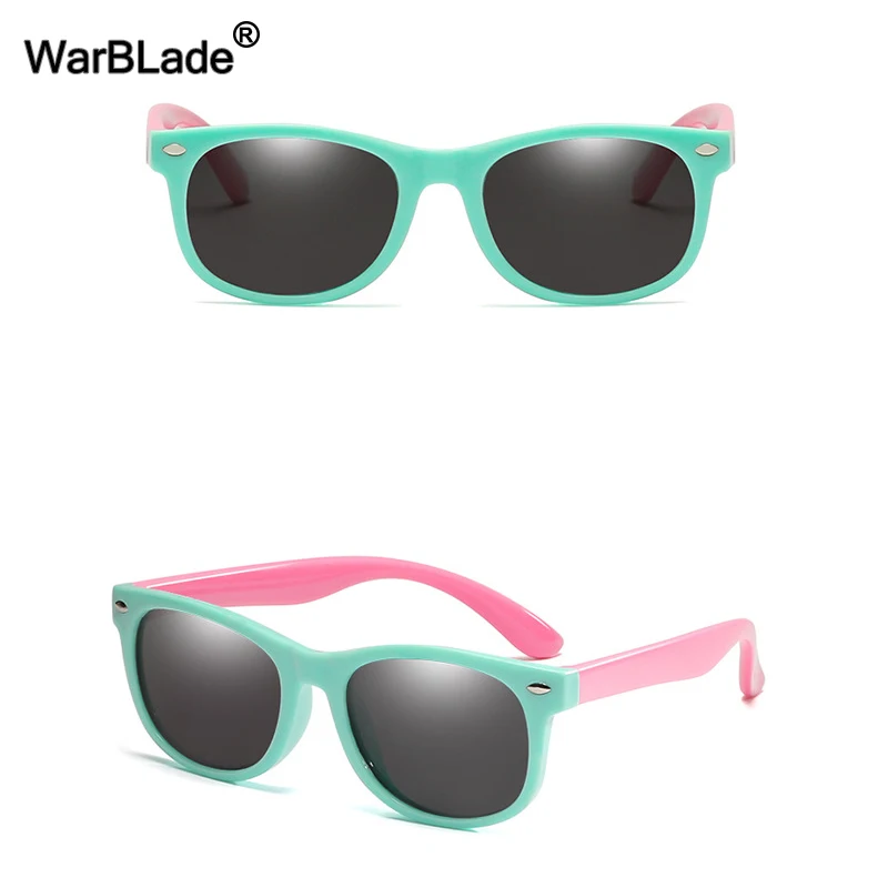 Sunglasses Cute Children Polarized TR90 Boys Girls Kids Silicone Safety for Baby UV400 Eyewear Oculos polarized sunglasses