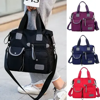 

Fashion Women Handbag Lady Multipurpose Waterproof Nylon Shoulder Messenger Bag Large Capacity Crossbody Bags