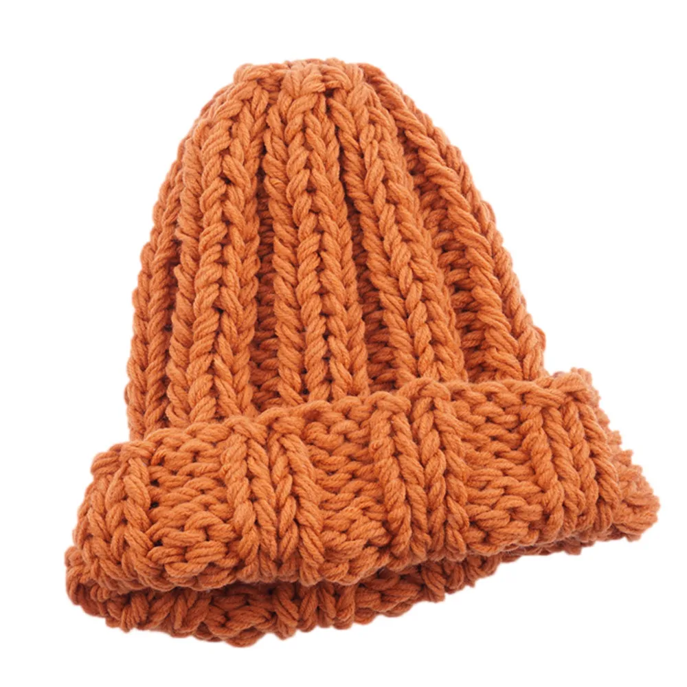 

Hats For Women Fashion Keep Warm Manual Wool Knitted Earmuffs Hats Girls Caps Hedging Cap