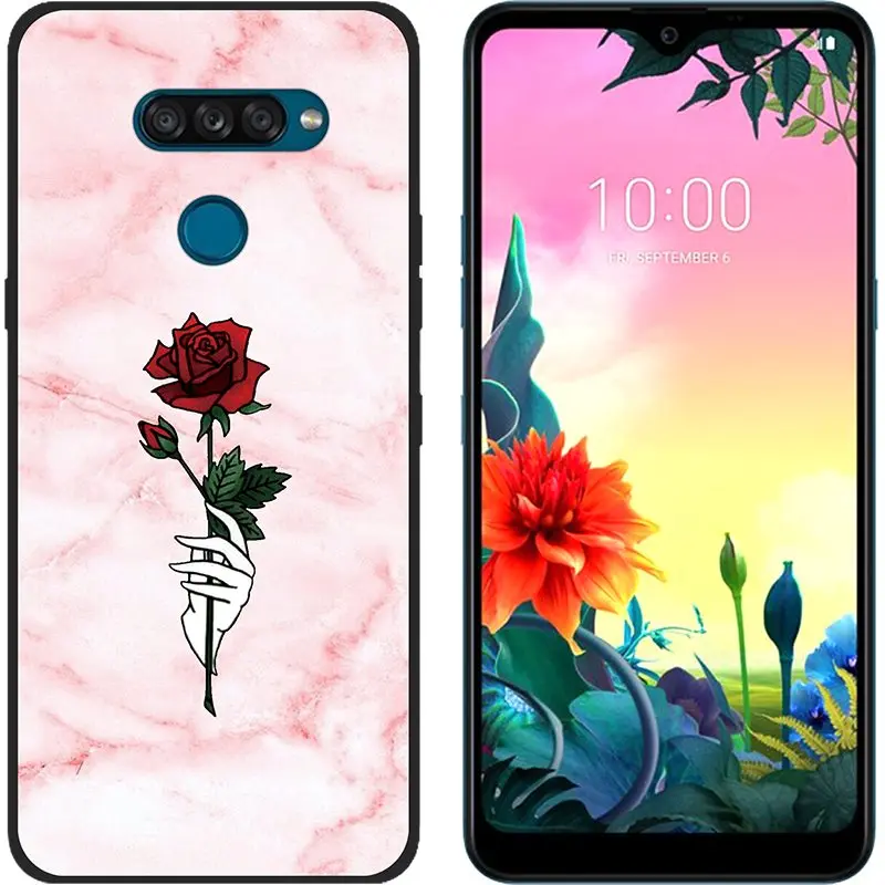 Ремешок противоударный грязеотталкивающий чехол для телефона для LG K50S силиконовый мягкий чехол противоударный модный дизайн держатель для телефона водонепроницаемый - Цвет: Picture 11