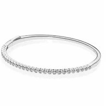 Браслет из стерлингового серебра 925 пробы Дерево жизни с кристаллами скользящий браслет подходит для женщин бусины шармы «сделай сам» модные украшения