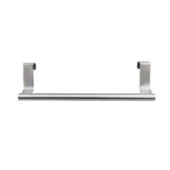 

Jfy010 Bathroom Door Kitchen Stainless Steel Single Layer Sturdy Does Not Damage The Cabinet Surface Saves Space Towel Rack