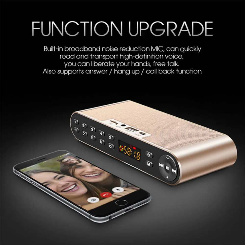 Q8 Bluetooth динамик Портативный беспроводной Handsfree Карманный аудио динамик сабвуфер Hi-Fi светодиодный динамик с микрофоном и fm-радио