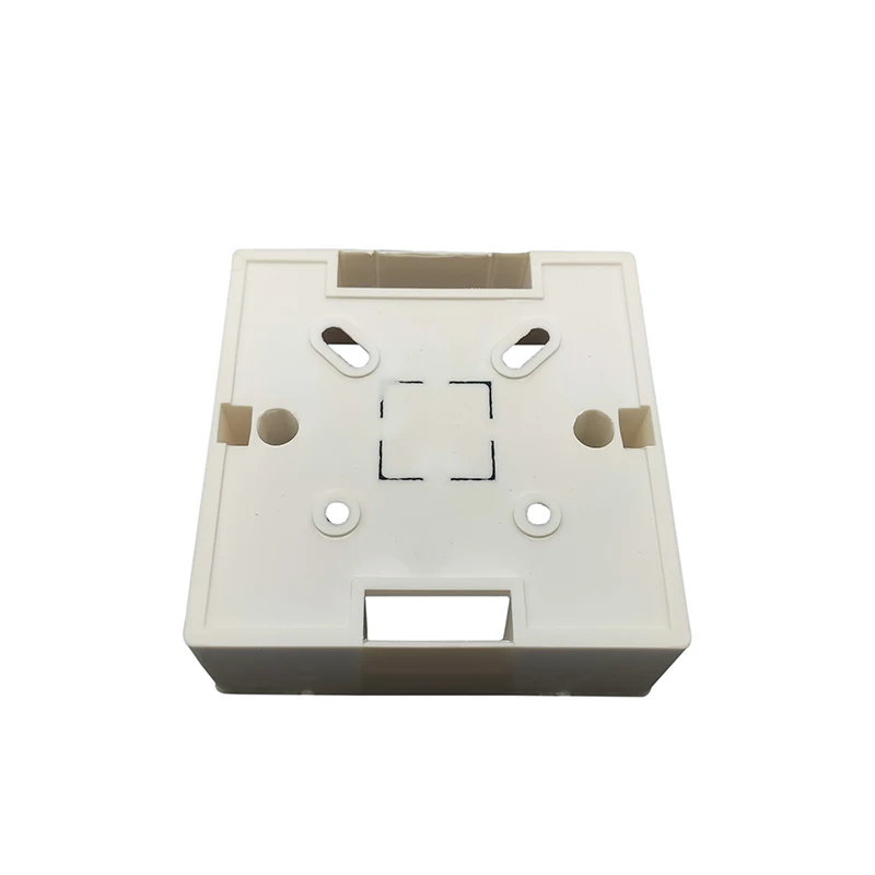 Thicker Materials White Plastic 86mm*86mm Home Thermostat Holder Nation Standard Outside Mount Box 86mm Wall Light Switch