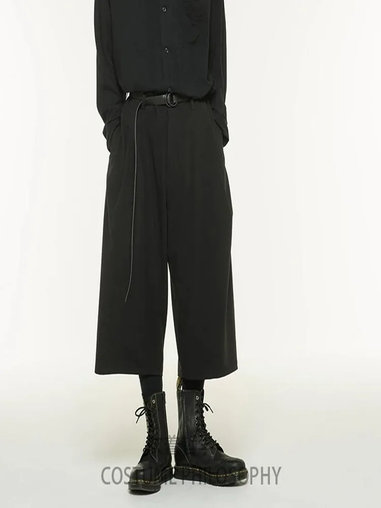 No belt 27-44 индивидуальные большой код новые модные мужские и wo мужские повседневные брюки прямые брюки восемь минут юбки и брюки - Цвет: No belt