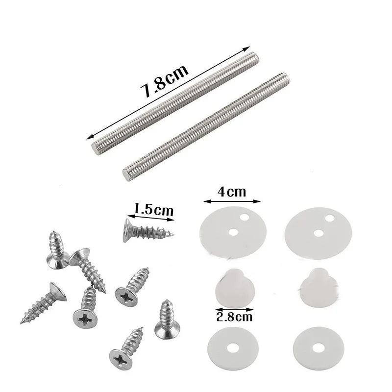 Bathroom zinc alloy toilet cover hinge belt screw accessories hotel hotel heavy toilet accessories