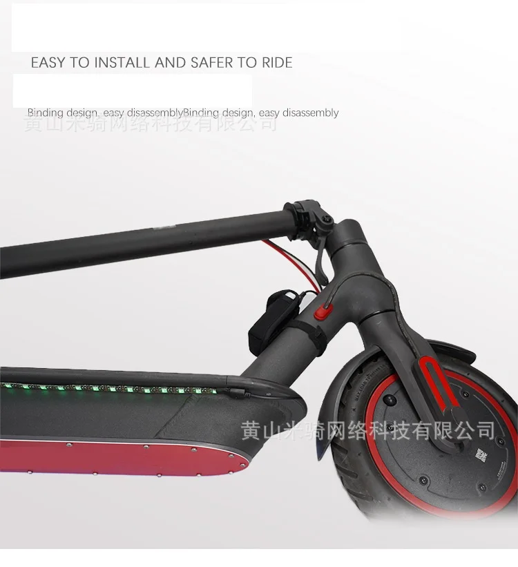 Складной светодиодный фонарик для Xiaomi Mijia M365 и Pro электрический скутер скейтборд ночной Велоспорт безопасность декоративный свет