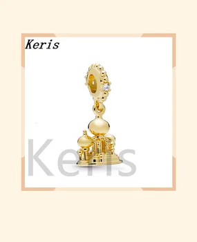 

100% 925 silver sterling 2019 New Mother's Day castle frizzy free package