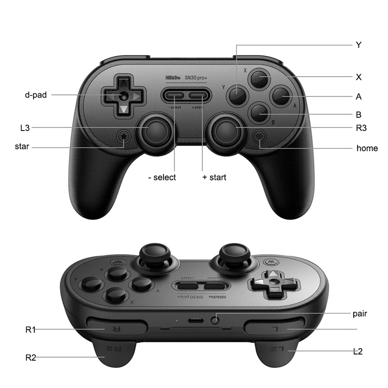 SN30 PRO + Bluetooth беспроводной контроллер Джойстик для Nintendo переключатель игровой