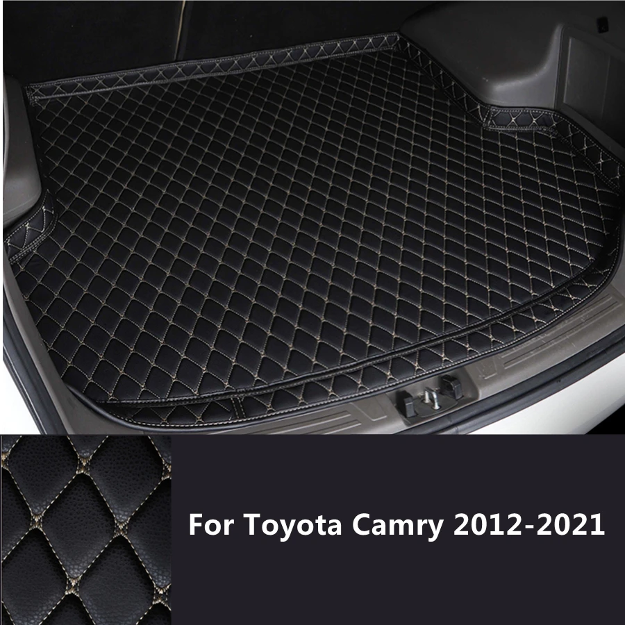 Бортовые коврики для багажника автомобиля Toyota Camry (2006-2021) 2013-14-15-16-17-18-2019-2020
