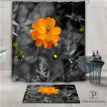 

Custom images-of-flowers (1) Waterproof Shower Curtain Doormat Home Bath Bathroom Polyester Fabric Multi Sizes#2019-01-12-254