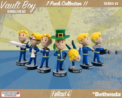 

Anime Fallout Radiation 4-2 S Radiation Boy All 7-Rotating Figurine Vault BOY Doll