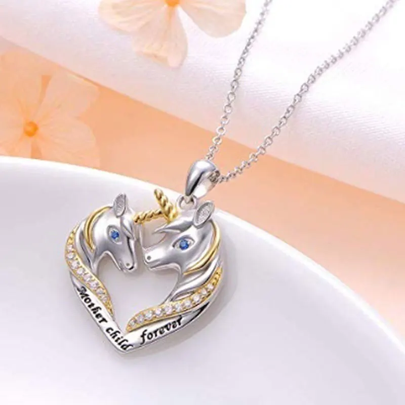 Cute-Animal-Unicorn-Necklace-for-Women-Kids-Fashion-Crystal-Mother-Kids-Heart-Necklace-2020-New-Luxury (1)