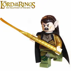 Singel продажа Властелин колец король эльфов Elrond Minifig Сборная модель строительные блоки детские игрушки подарки