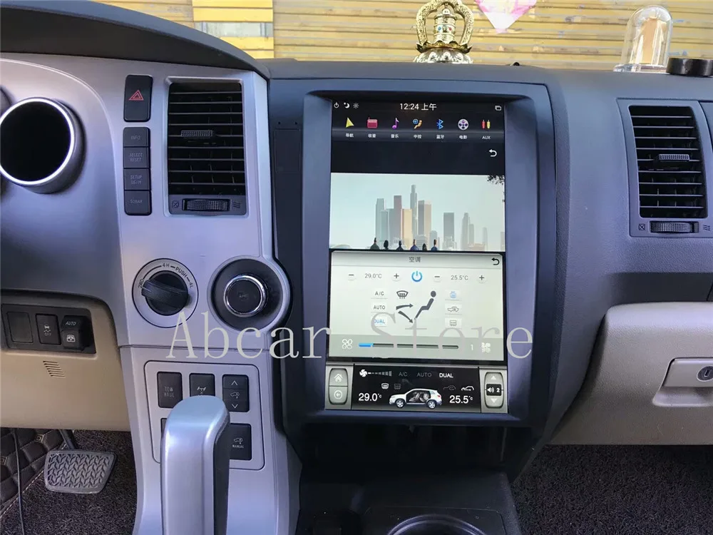 13 6 ''Tesla style Android 9 0 px6 автомобильный dvd плеер GPS навигация для Toyota tundra Sequoia 2007 2011