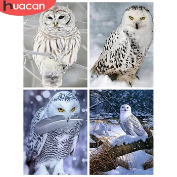 

HUACAN Diamond Painting Full Square New Arrival Animal DIY Picture Of Rhinestones Embroidery Owl Decoration Home