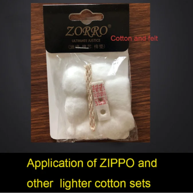 Подходит для ZIPPO и ZORRO, других зажигалок внутренний вкладыш, хлопок общего масла абсорбент ядро хлопок для керосиновых зажигалок