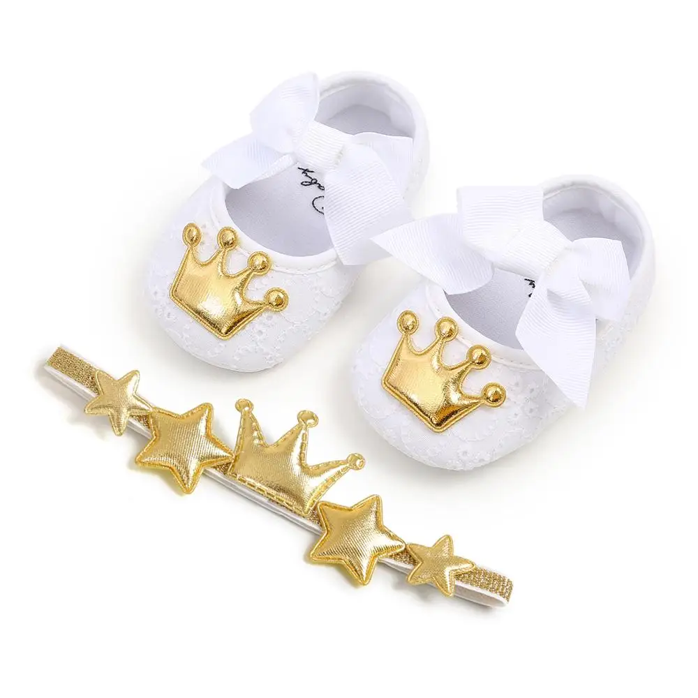 Весенне-Осенняя обувь для маленьких девочек; милая обувь принцессы с кружевным бантом; обувь для малышей; хлопковая обувь для детей 0-18 месяцев