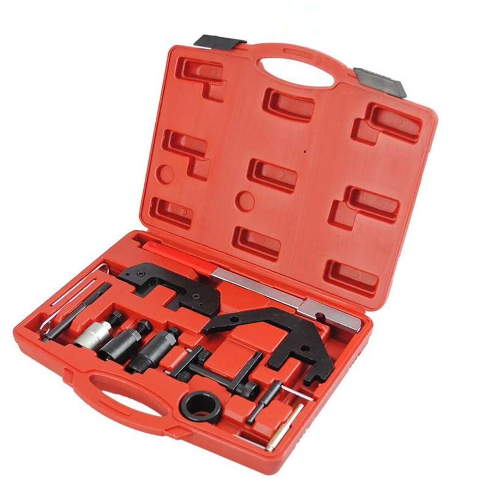 13Pcs Engine Timing Tool Kit For Bmw M41 M51 M47 M57 TU T2 E34 to E93 Land Rover Diesel Engines Professinal Master |