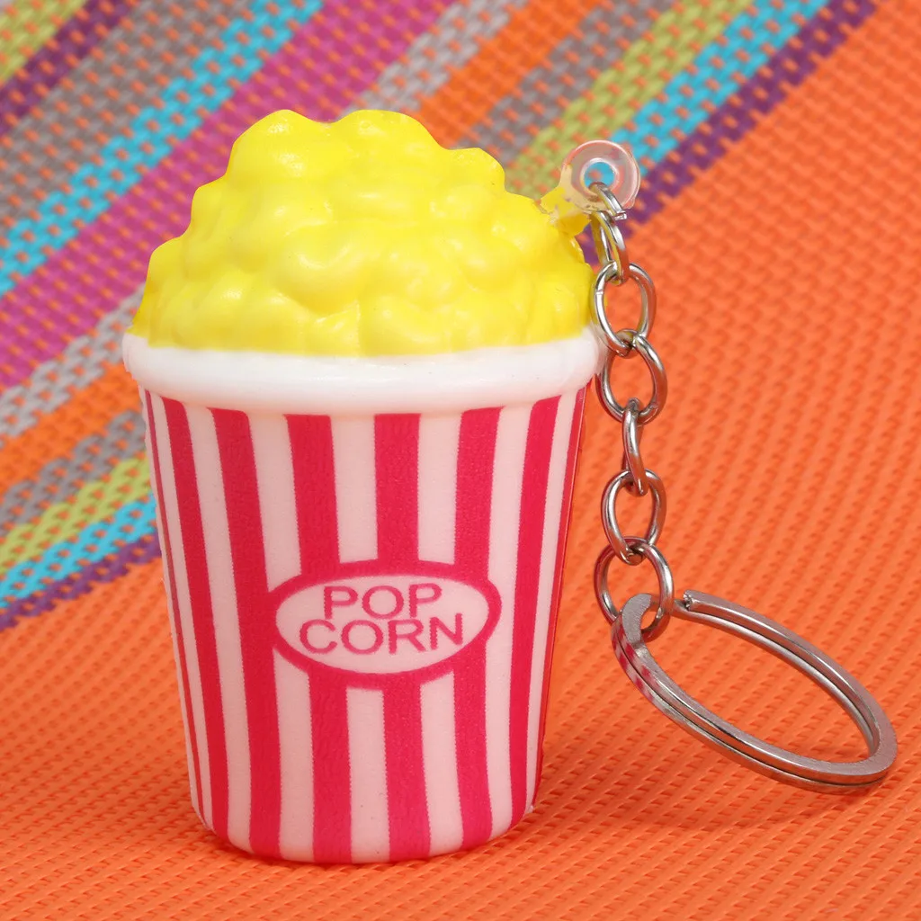 Чашка для попкорна Squishies медленно поднимающийся крем игрушки мини брелок телефон ремень аксессуары стресс рельефный питчер сжимается игрушка детский подарок
