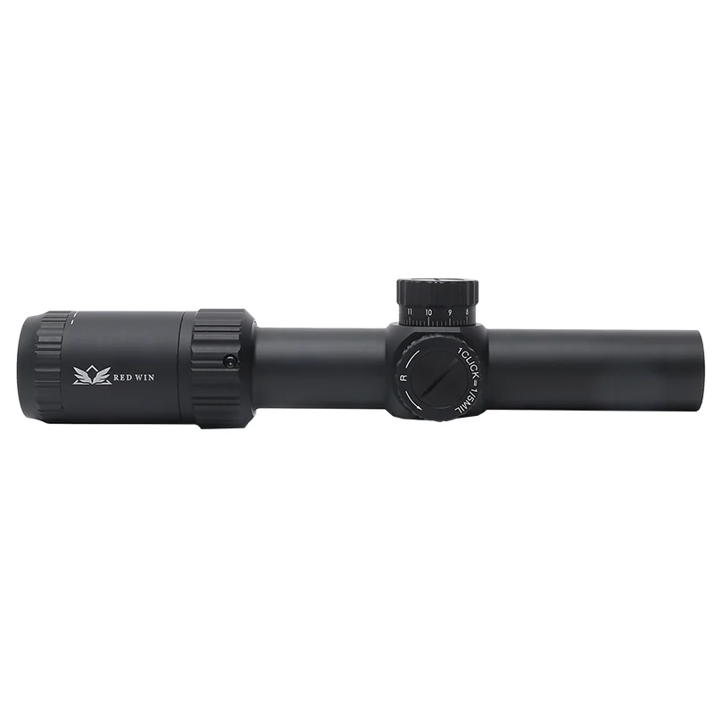 Red Win Torero CQB HD 1-6x24 30mm Monotube 1/5Mil Turret Adjust Glass Etched Mil Dot w/ Zero Lock Quick Aquicision LPVO Scope rifle scope