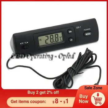 

Super Aquarium Digital Thermometer Fish Tank, Wired Thermometer 2x Double inside & outside Temperature Measure for comparison