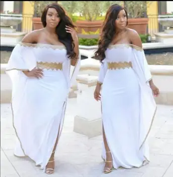 

Eightale Elegant Evening Dresses 2020 strapless A-Line Long Sleeves Dubai Arabic Long Party Graduation Custom Made Prom Gown