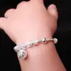 2Pcs Adjustable Infant Baby Embossing Bell Bangle Hand Bracelet Jewelry gift for praying for Cute Child Baby Bangles 2020 New 4