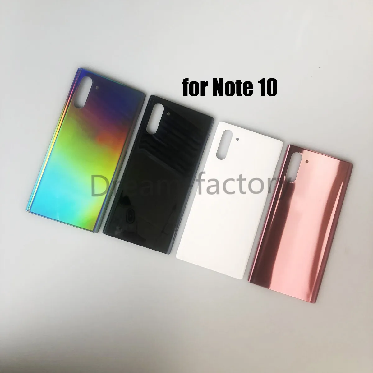 10 шт. OEM Задняя стеклянная крышка батарейного отсека с клеем для Samsung Galaxy Note Plus |