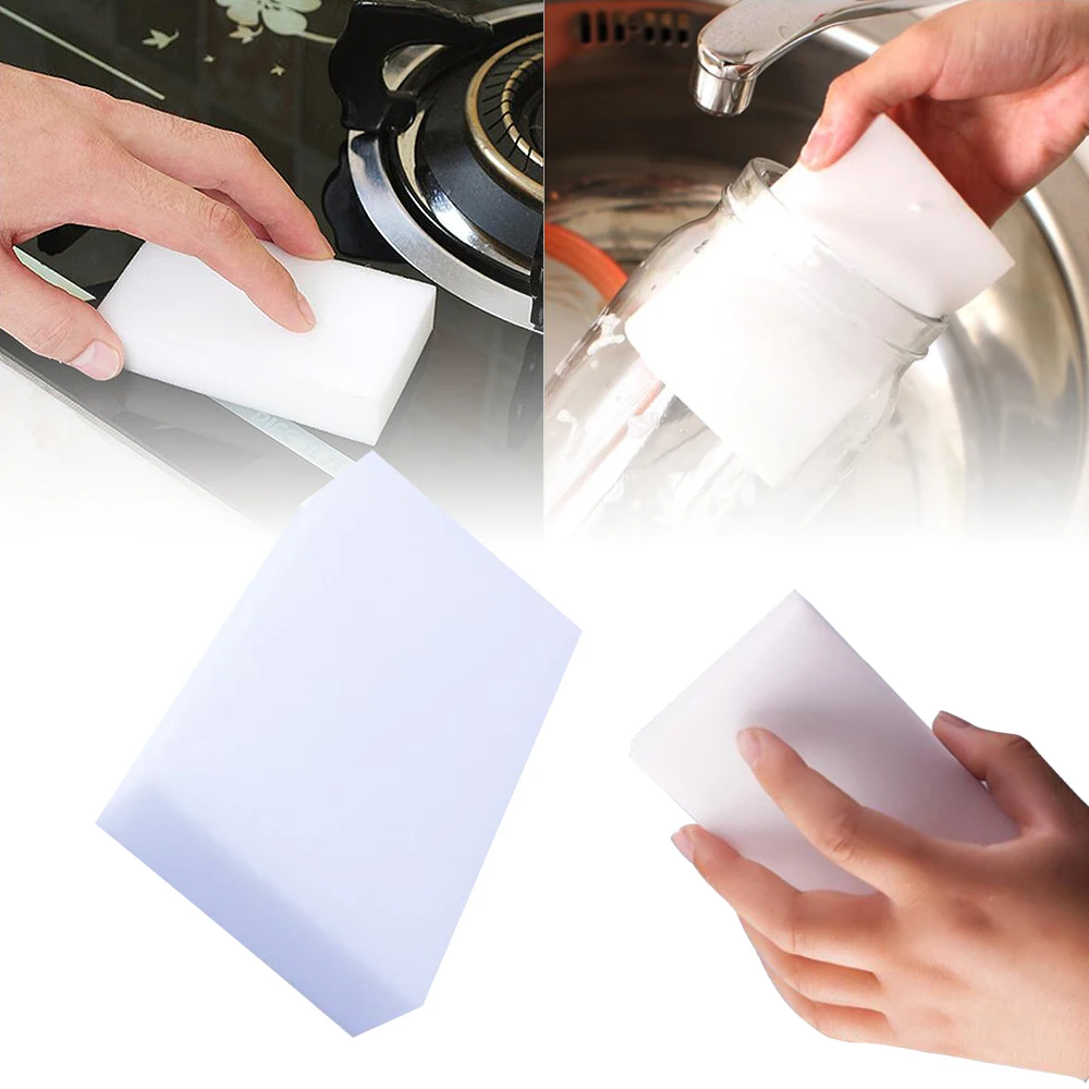 

2 шт., меламиновая губка высокой плотности, 100x60x20 мм