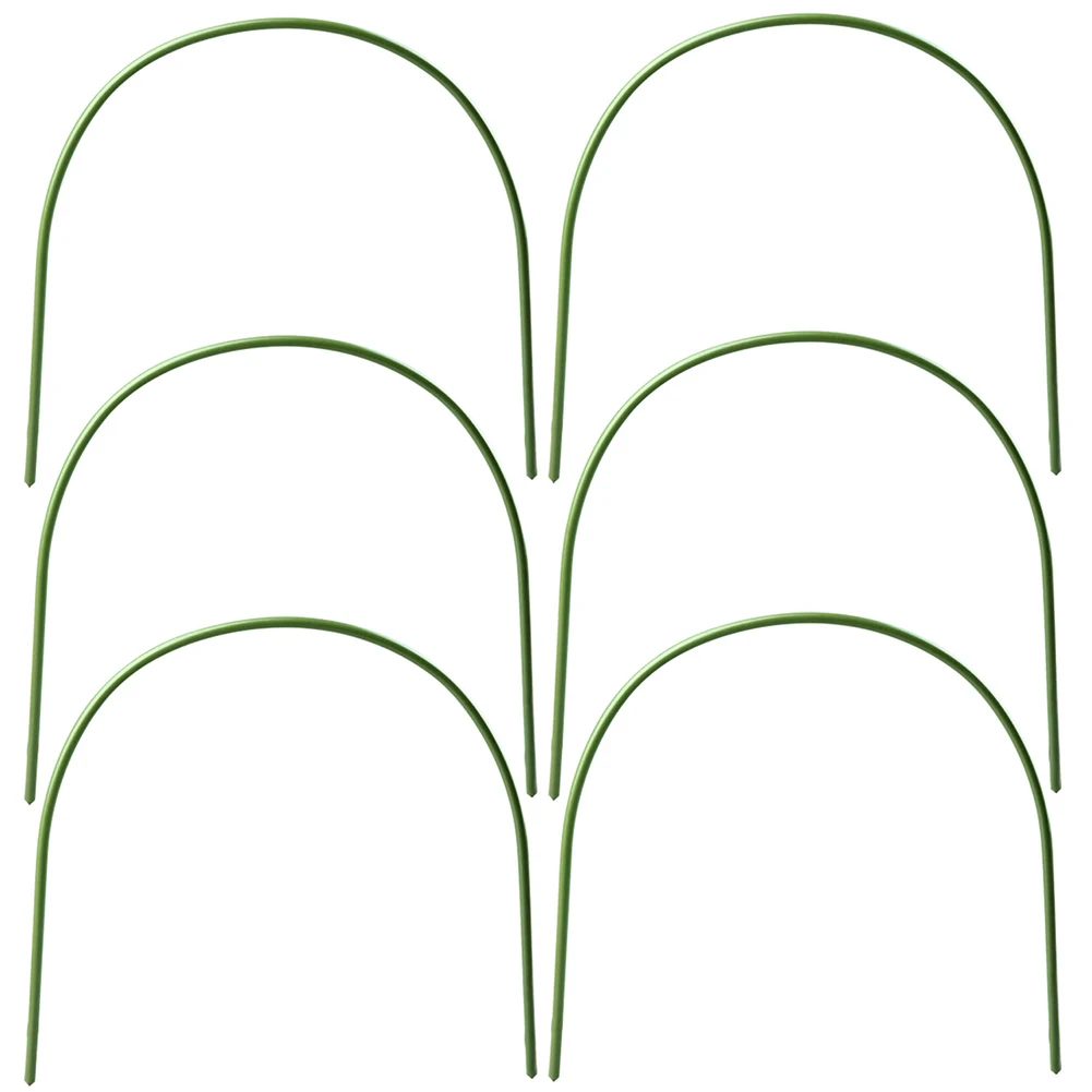 

6Pcs Greenhouse Hoops Plant Hoop Grow Garden Tunnel Hoop Support Hoops Plant Holder Tools for Garden Stakes Farm Agriculture