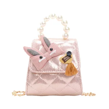 

PU leather cartoon rabbit women mini handbag children crossbody pouch money shoulder bag bolso mujer bolsa feminina for girls