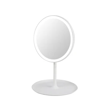 

LED Professional Lighted Mirror Three Color Light For Makeup Touch Screen Table Make-up Led Mirror Rechargeable Portable