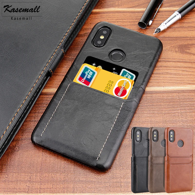 

Wallet Case Redmi Note 5 Pro 5 Plus Retro PU Leather Cover For Xiaomi 5X 6X 8 8 SE 9 Card Slot Shockproof Hard PC Back Case Capa