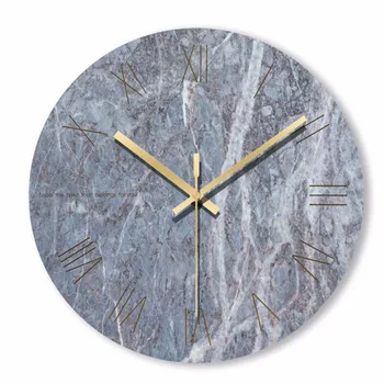 

Marble Wall Clock Living Room Clocks Home Clocks Personality Modern Fashion Creative Simple Atmosphere Art Luxury L