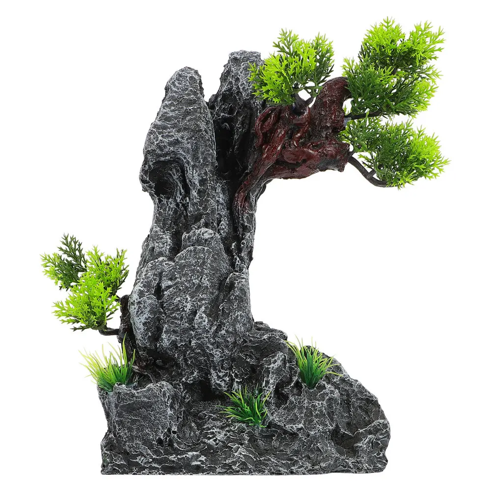 1pc Aquarium Landscaping Ornament Fish Tank Stone Decor Decorative | Дом и сад