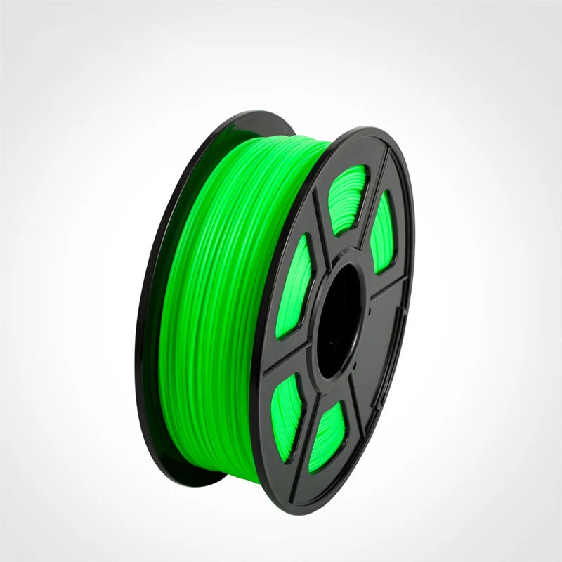 Green SUNLU ABS 3d принтер нити 1,75 мм 1 кг с катушкой без пузырьков расходные материалы 26 цветов ABS 3D нити для SL-300 ручка - Цвет: Green