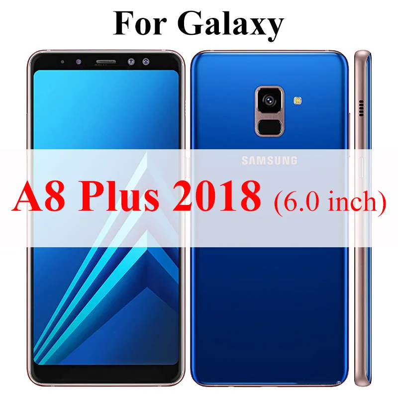 Бронированное защитное стекло на для Samsung Galaxy A8 A6 Plus A 8 6 Лист защита для экрана Броня закаленное стекло 8a Gelaksi 6a - Цвет: For galaxy A8 Plus