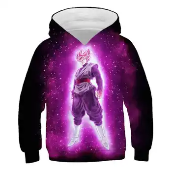 

4-14 Years Boy Sweatshirt Dragon Ball Z Kids Hoodies hoodies Goku Long Sleeve Sweater Autumn and Winter polyester Clothes Tops