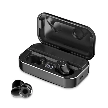 

Subwoofer Wireless Earphones Universal With Charging Case Walking Running
